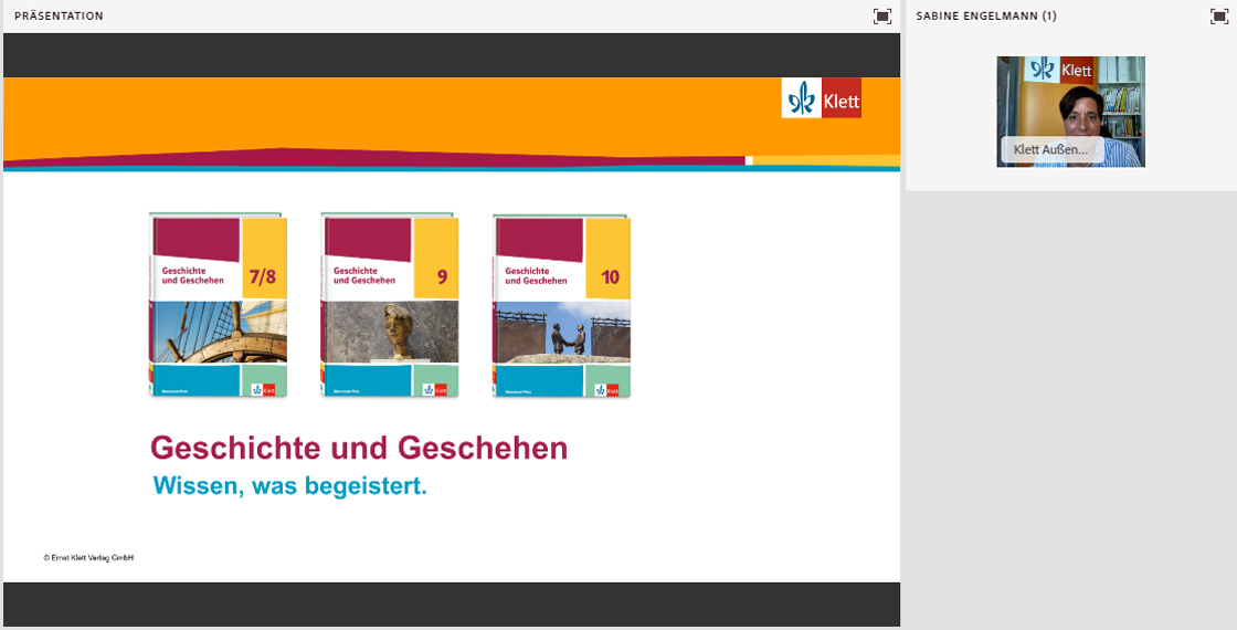 Vorschaubild eines Live-Mitschnitts eines Online-Seminars zu „Geschichte und Geschehen. Wissen, was begeistert“