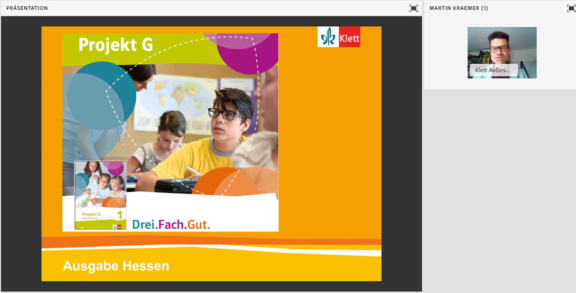 Vorschaubild eines Live-Mitschnitts eines Online-Seminars zu „Projekt G für Gesellschaftslehre in Hessen“