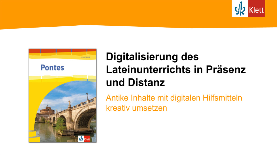 Vorschaubild eines Live-Mitschnitts eines Online-Seminars „Digitalisierung des Lateinunterrichts in Präsenz und Distanz“