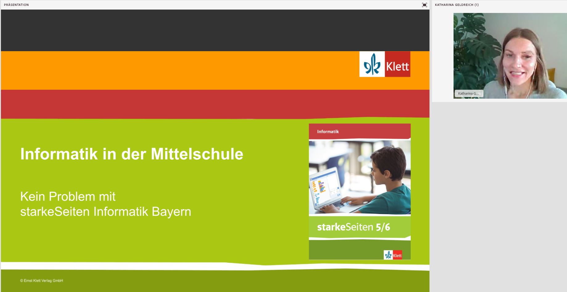 Vorschaubild eines Live-Mitschnitts eines Online-Seminars zu „Informatik in der Mittelschule“