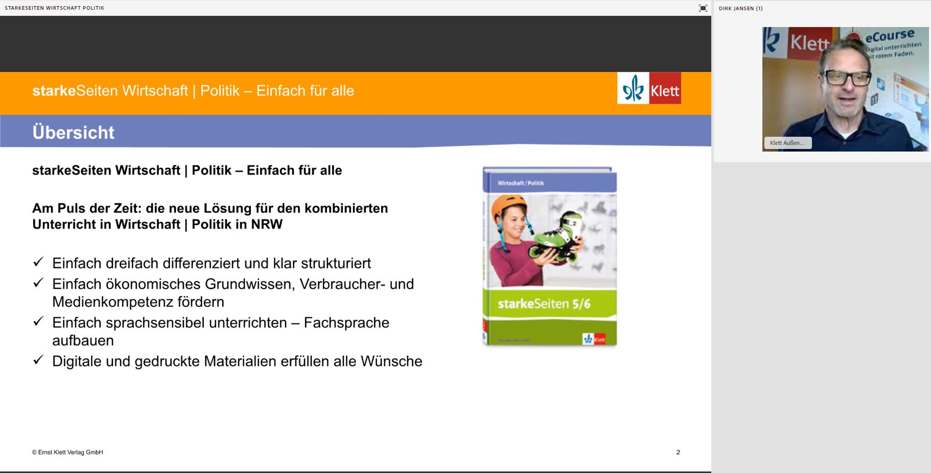 Vorschaubild eines Live-Mitschnitts eines Online-Seminars zu „starkeSeiten Wirtschaft Politik“