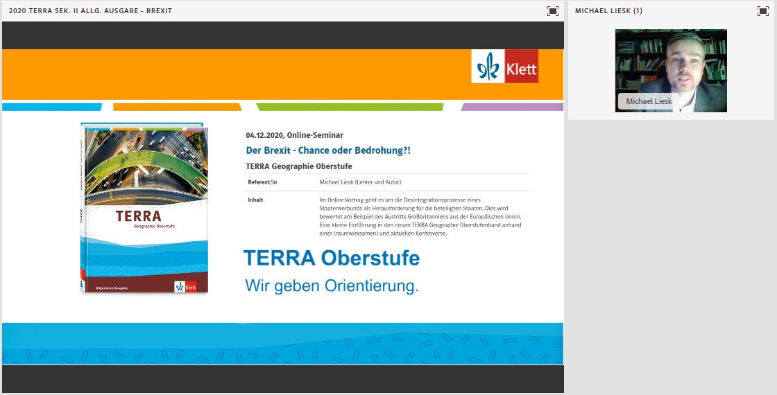 Vorschaubild eines Live-Mitschnitts eines Online-Seminars zu „Der Brexit Chance oder Bedrohung“