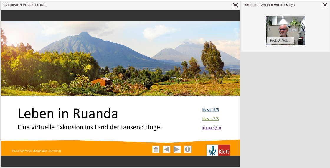 Vorschaubild eines Live-Mitschnitts eines Online-Seminars zu „Ruanda mit TERRA auf virtueller Exkursion erleben“