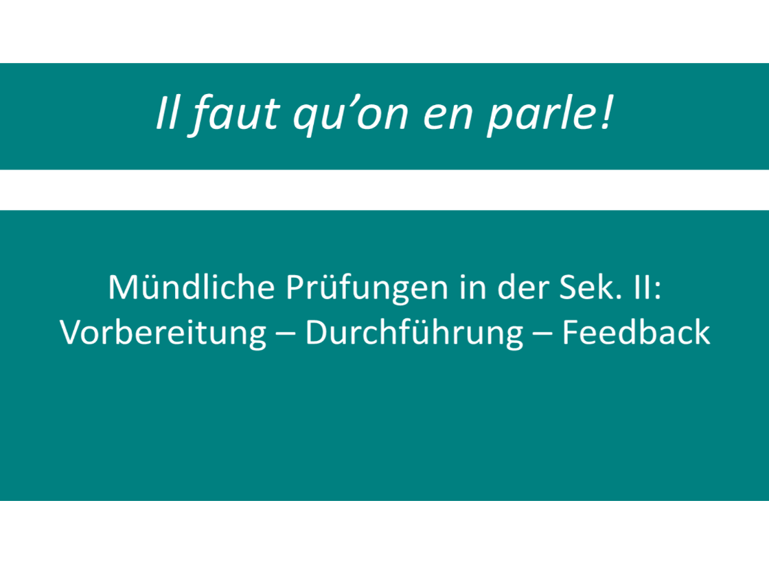 Vorschaubild eines Live-Mitschnitts eines Online-Seminars zu „Il faut qu´on en parle!“