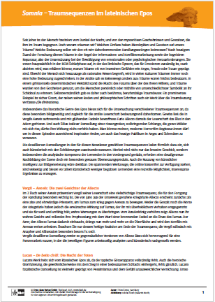 Vorschaubild von Material zu „Somnia Traumsequenzen im lateinischen Epos“ Vorschaubild von Material zu „Somnia Traumsequenzen im lateinischen Epos“