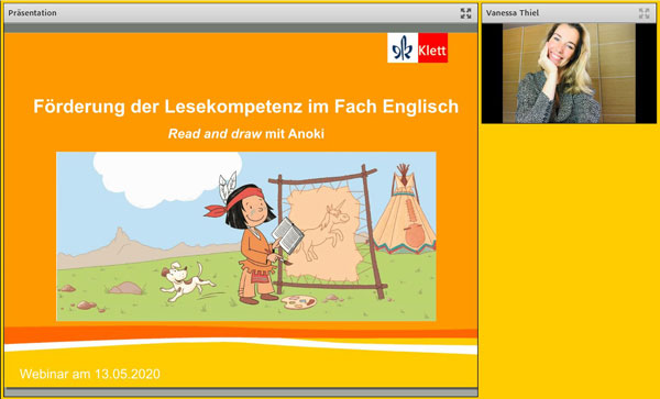 Vorschaubild eines Live-Mitschnitts eines Online-Seminars zu „"Read and draw" mit Anoki“