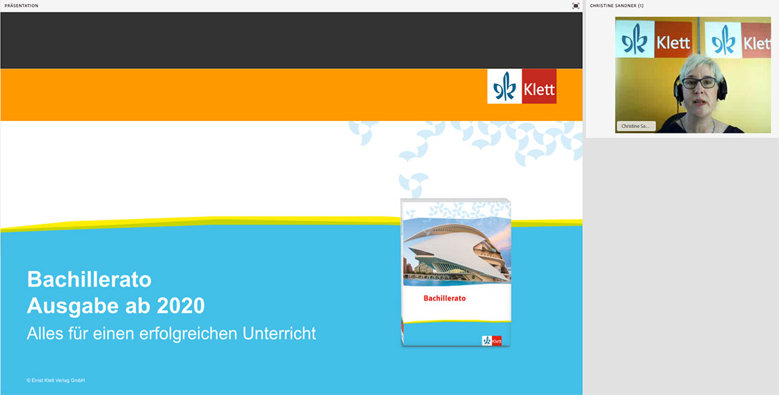 Vorschaubild eines Live-Mitschnitts eines Online-Seminars zu „Spanisch für die Oberstufe“