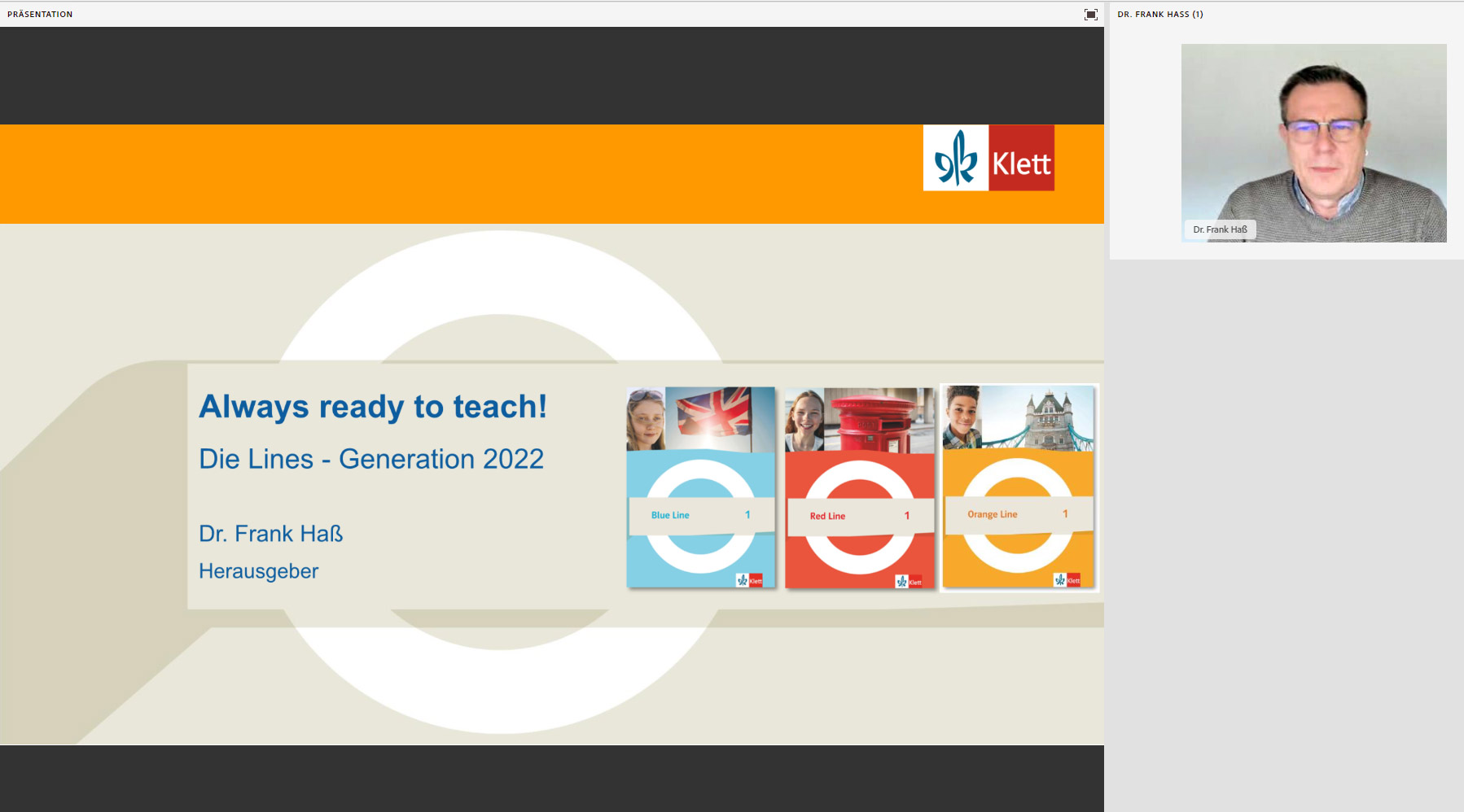 Vorschaubild eines Live-Mitschnitts eines Online-Seminars zu „Always ready to teach: Die Lines-Generation 2022“