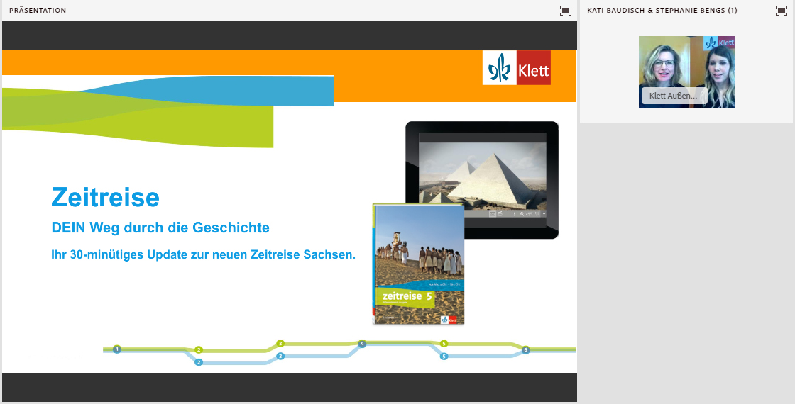Vorschaubild eines Live-Mitschnitts eines Online-Seminars zu „Zeitreise DEIN Weg durch die Geschichte“