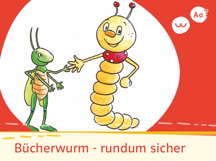 Bücherwurm Einstiegskachel